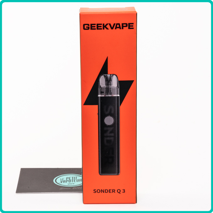Packaging du Pod Sonder Q3 Geekvape